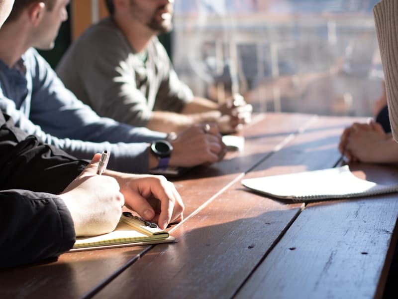 Farshore leadership team in an executive strategy meeting